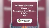 Carbondale prepares for winter weather with emergency snow routes and winter driving tips | News