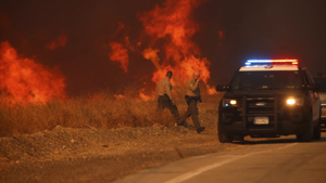 Firefighters battle to maintain the upper hand on a huge fire north of Los Angeles | News