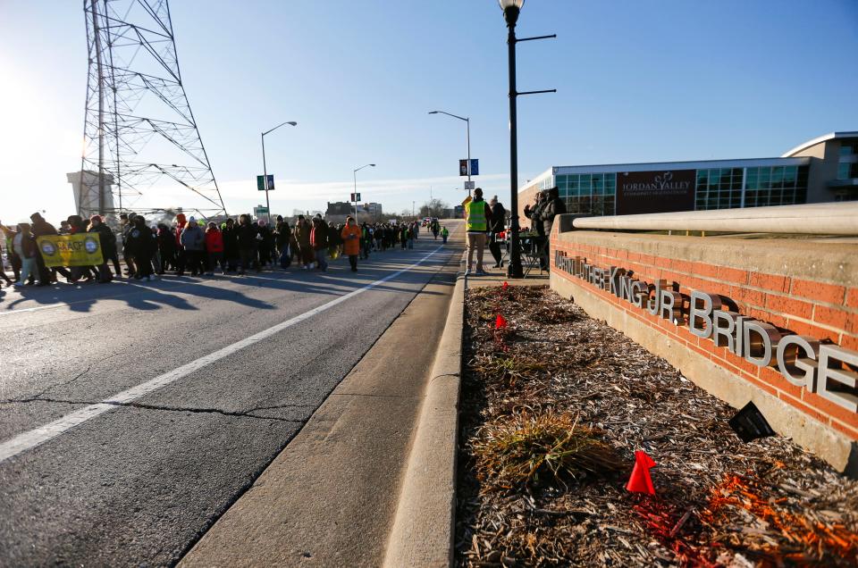 Springfield's MLK Day march centers on building community, uniting in work for justice