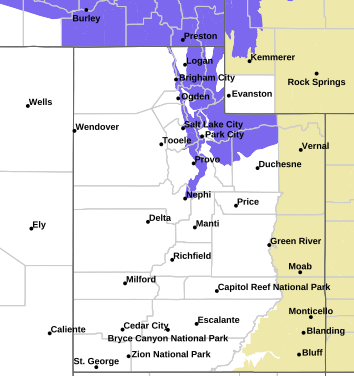 Winter Advisory issued for northern Utah from Logan to Nephi