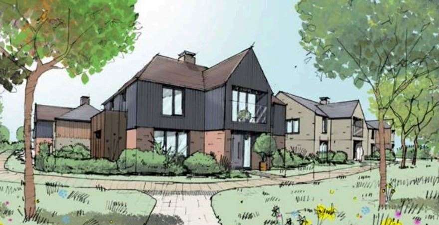 New 55 home estate planned for St Michaels, near Tenterden on plot off A28 Ashford Road