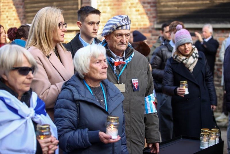 Holocaust survivors gather at Auschwitz to mark 80 years since liberation