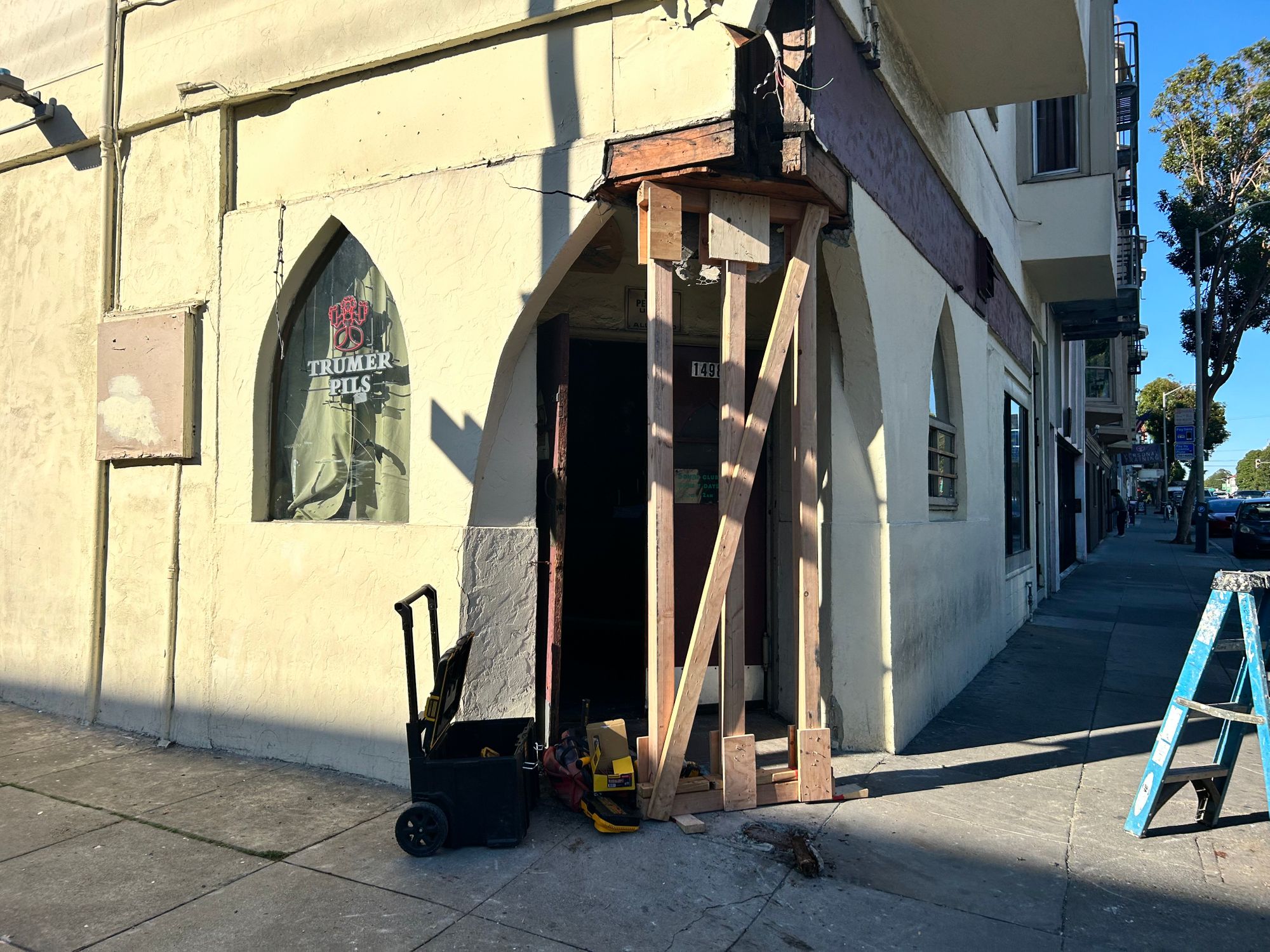 Car Crashed Into Front of Dovre Club Wednesday Morning, But Bar Insists They Will Reopen ‘Soon'