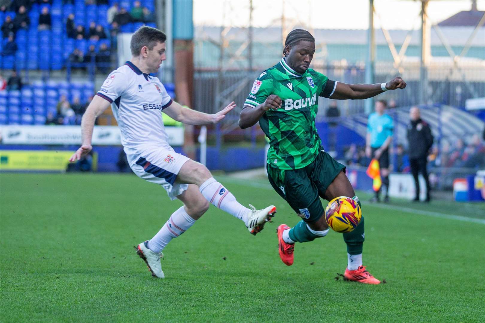 Gillingham manager John Coleman on an injury to Crystal Palace forward Asher Agbinone and a knock to Chelsea debutant Jimmy-Jay Morgan at Tranmere