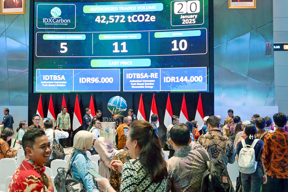 Indonesia launches world carbon exchange