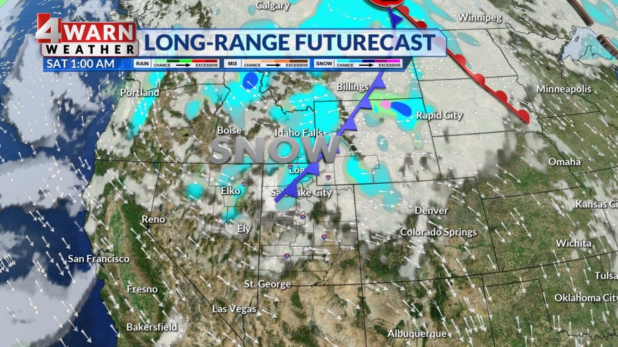 Cold and dry for the Beehive State through Thursday, changes arriving this weekend