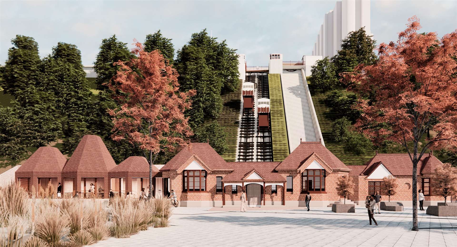 Work underway on £6.6 million restoration project of Leas Lift in Folkestone