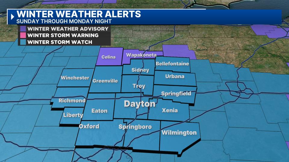 Winter Storm Watch for most of region ahead of impactful weekend storm