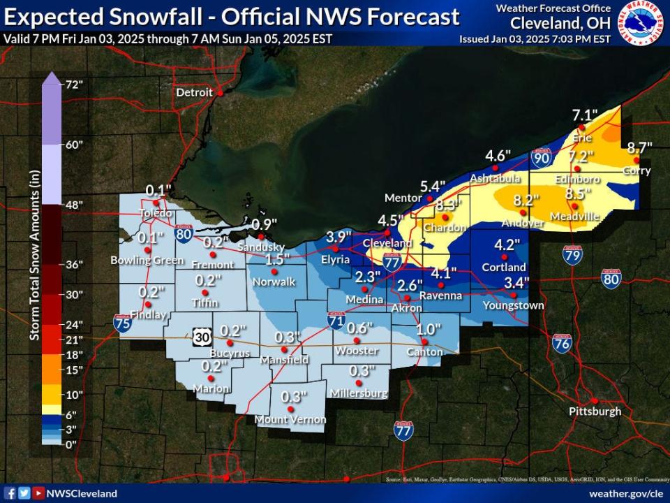 Major winter storm to bring blizzard conditions this weekend; See forecast, snowfall maps