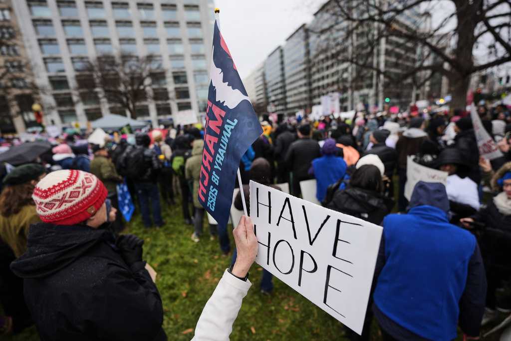 People's March in DC Protests Trump's Inauguration