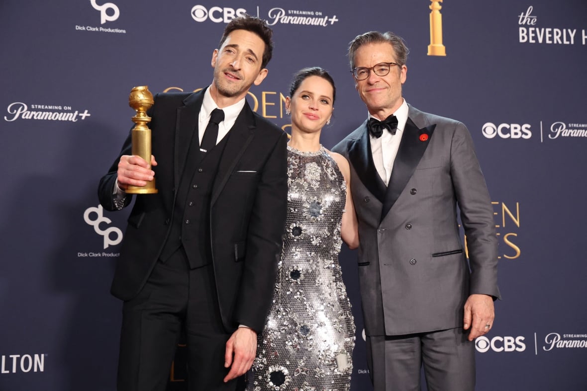 Post-war flick The Brutalist and musical Emilia Pérez win big at Golden Globes