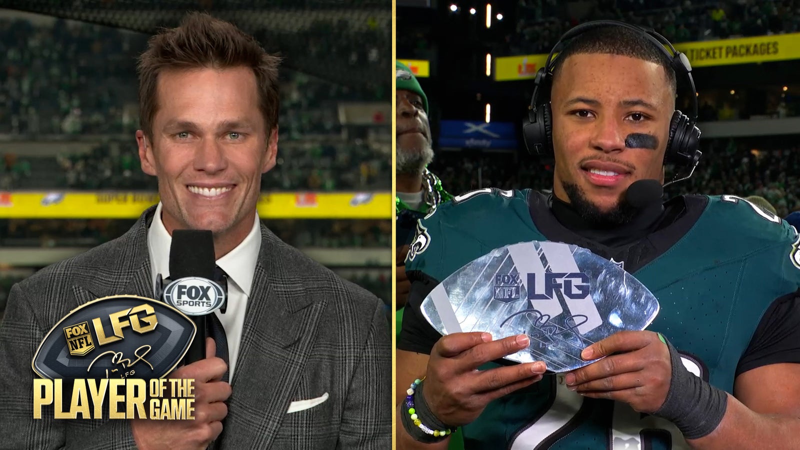 Tom Brady's LFG Player of the Game for NFC Championship: Eagles' Saquon Barkley