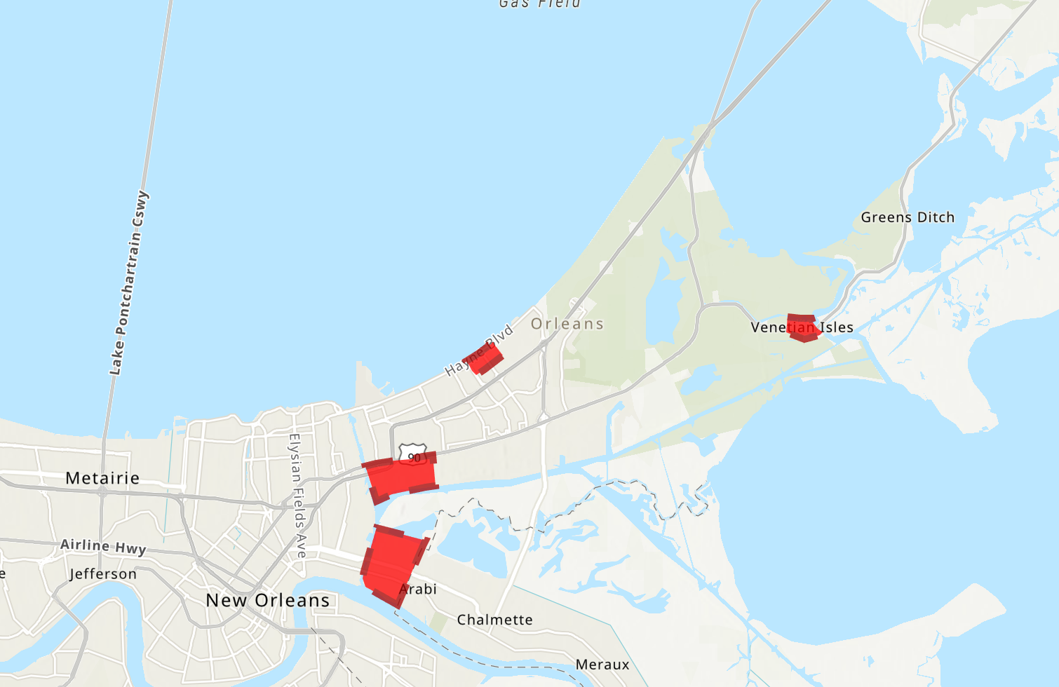 New Orleans issues four separate boil water advisories