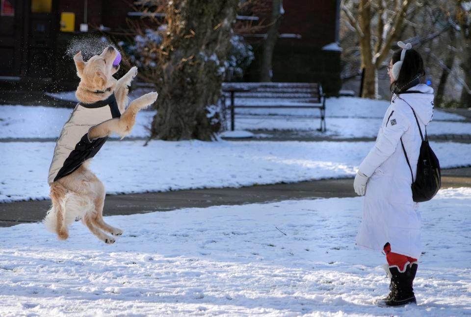 Snow is in the forecast for Sunday. Here's how much to expect in RI