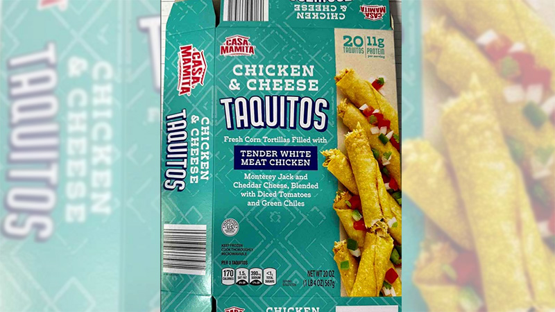 Taquitos sold at Aldi recalled after customer complains of 'dental injury': USDA