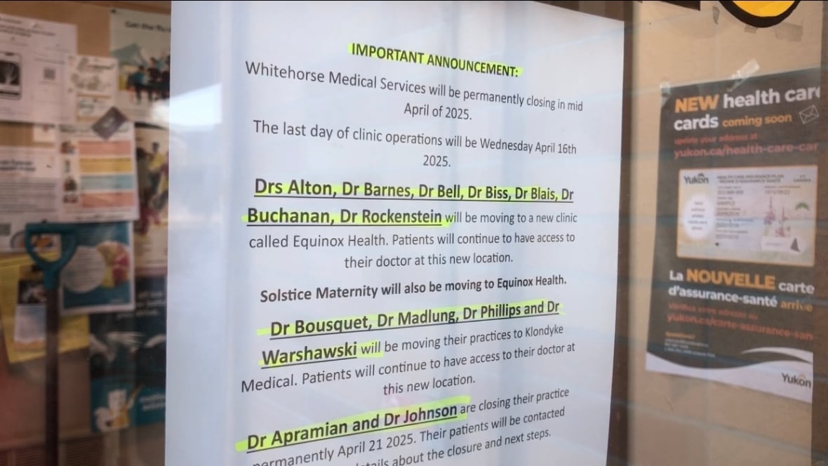 2 Whitehorse physicians to retire when clinic closes, leaving some Yukoners without family doctor