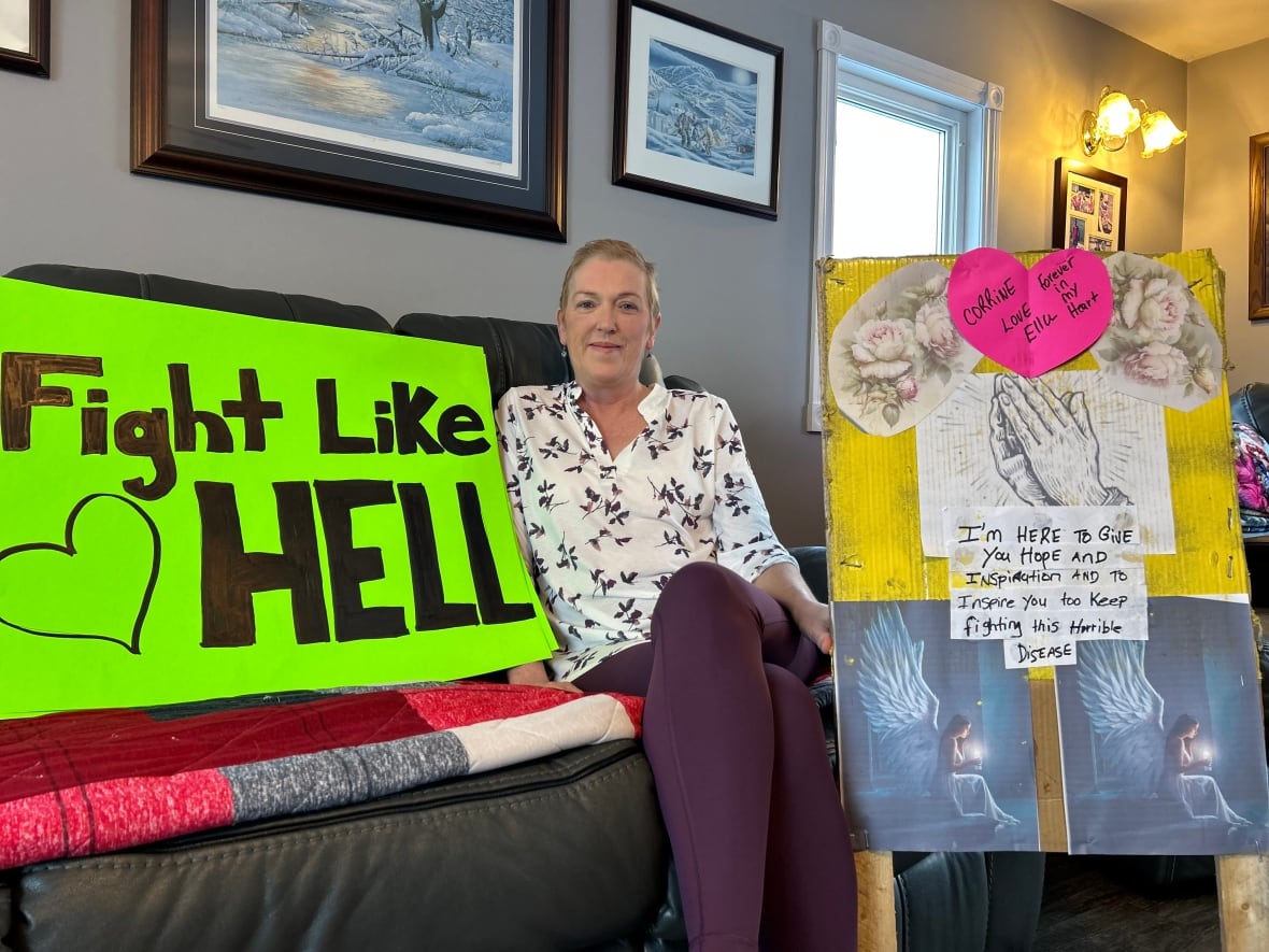 This woman is battling Stage 4 colon cancer, but her Port au Choix community is keeping her strong