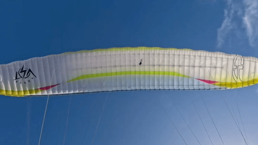 Drone collides with paraglider, forcing emergency landing