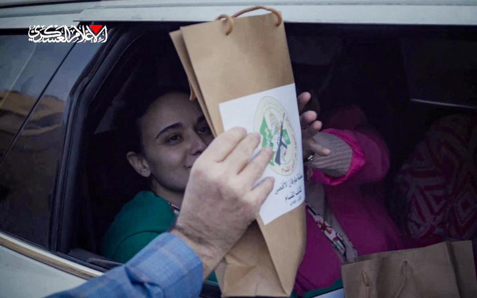 Hamas gives hostages ‘gift bags’ with signed certificates of captivity