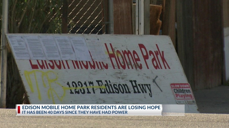 Remaining Edison Mobile Home Park residents face being left without a home