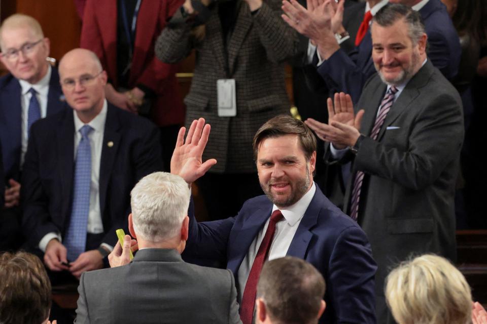 Vice President-elect JD Vance to resign Senate seat at midnight