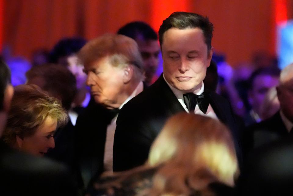 Photos show Donald Trump and Elon Musk's post-election bromance