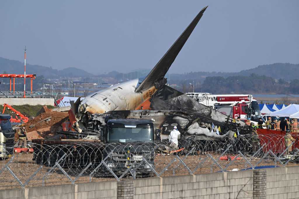 Damaged black box from crashed South Korean plane will be sent to US for analysis