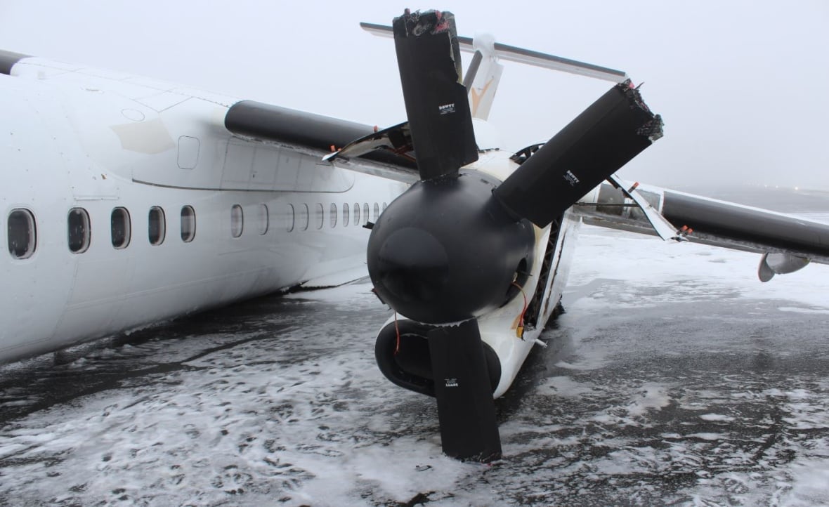 Plane tire blew in St. John's ahead of fiery December landing in Halifax