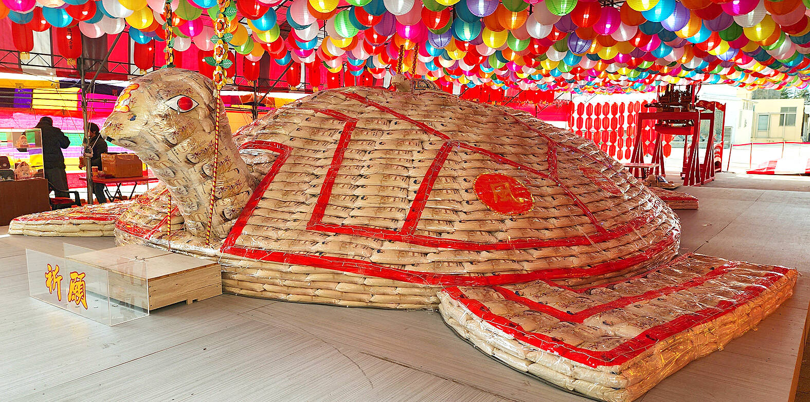 Penghu temples show ‘rice turtles’ for Lantern Festival