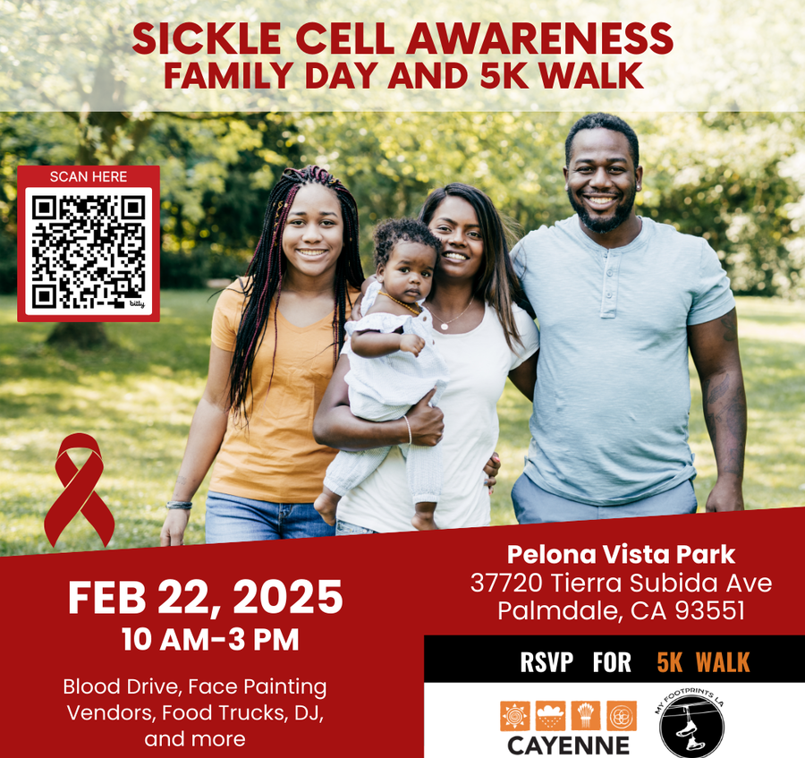 Sickle Cell Awareness Family Day and 5K Walk Scheduled for February 22, 2025