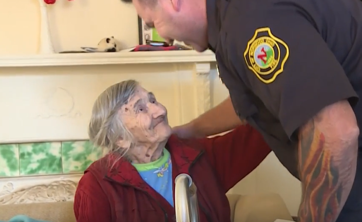 Fire department helps older woman heat home