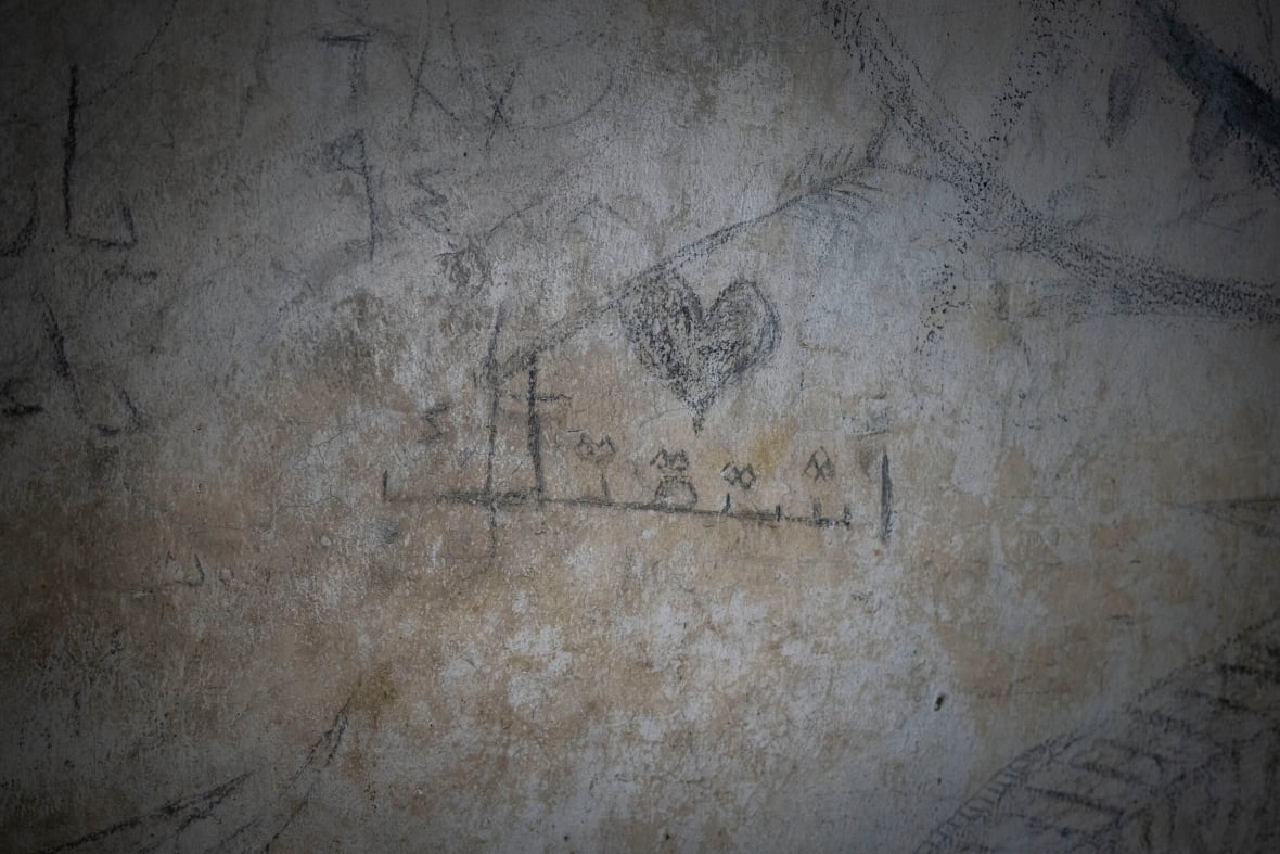 Graffiti left on walls of Assad's prisons expresses fears, loves of tormented Syrians