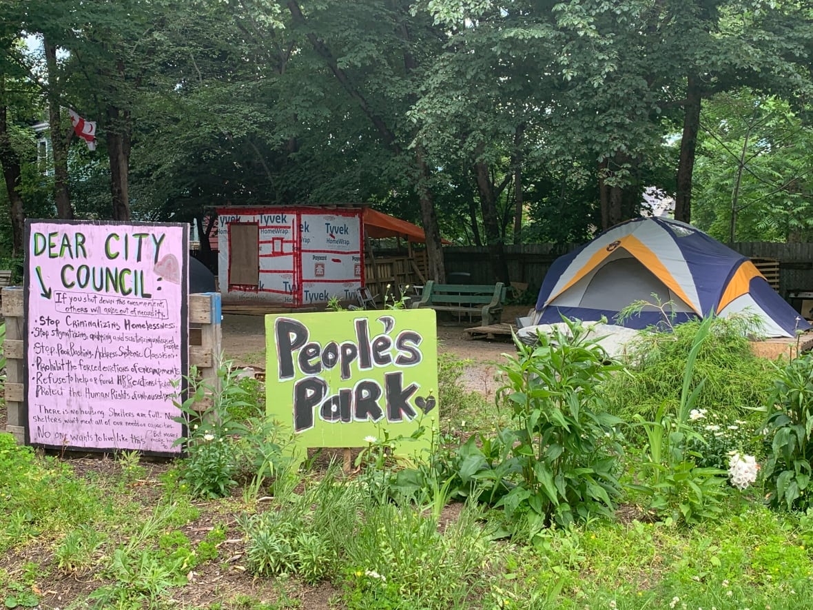 HRM removes fencing from parks that were formerly homeless encampments