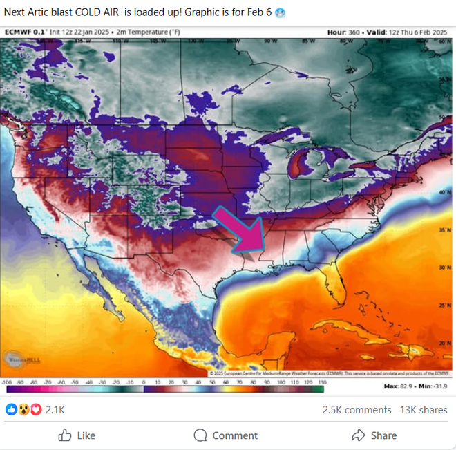 Will we have more cold frigid icy weather for the Super Bowl