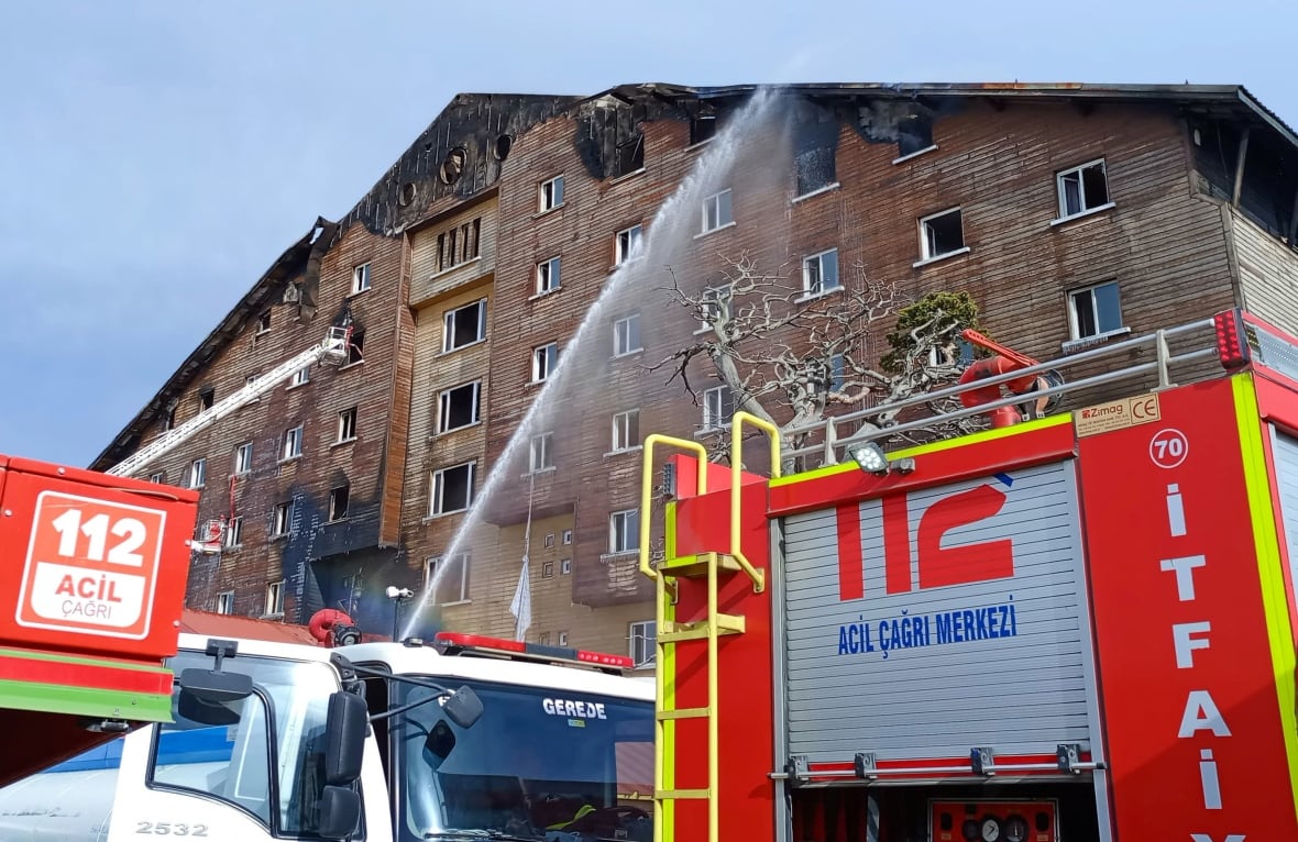 Fire at Turkish ski resort kills 66, forces guests to jump from windows