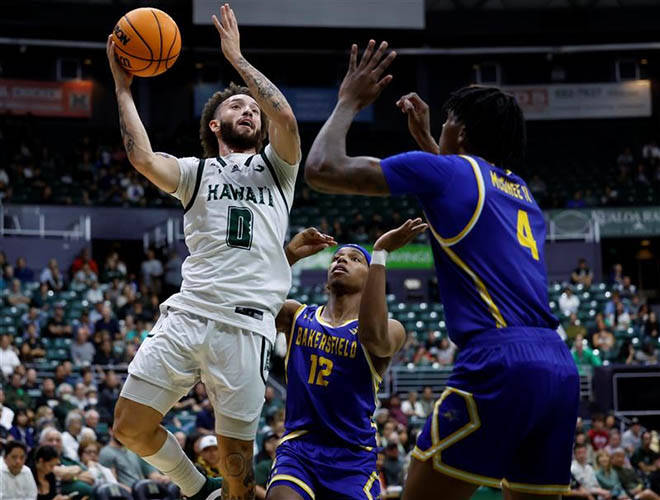 Rainbow Warriors pull away for win over Cal State Bakersfield