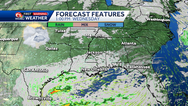 New Orleans weather forecast how cold will it snow in New Orleans