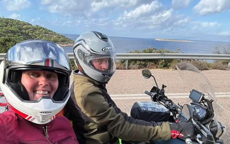 British couple arrested in Iran named as husband and wife on round-the-world motorbike ride