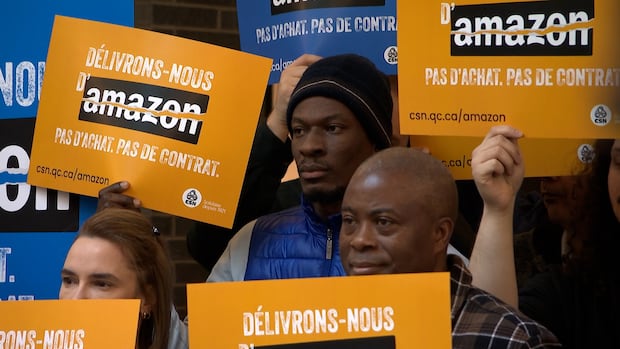 Quebec union plans legal action against Amazon over closures