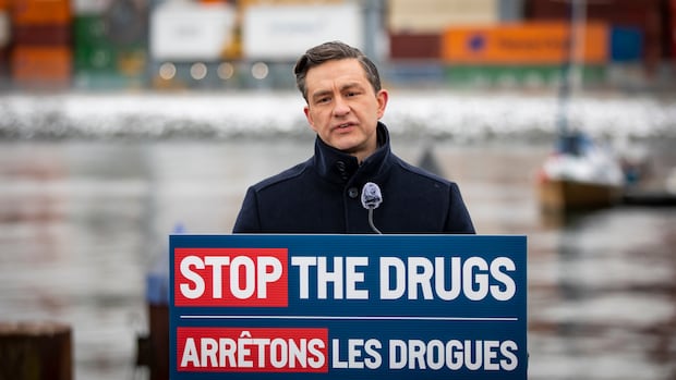 Poilievre promises to hit fentanyl 'kingpins' with mandatory life sentences