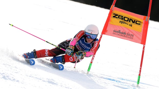 Italy's Brignone wins giant slalom world title, Canada's Richardson 10th