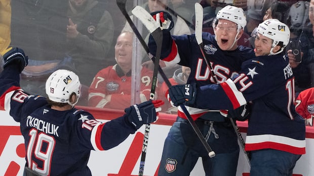 Tkachuk brothers lead American rout of Finland at 4 Nations Face-Off