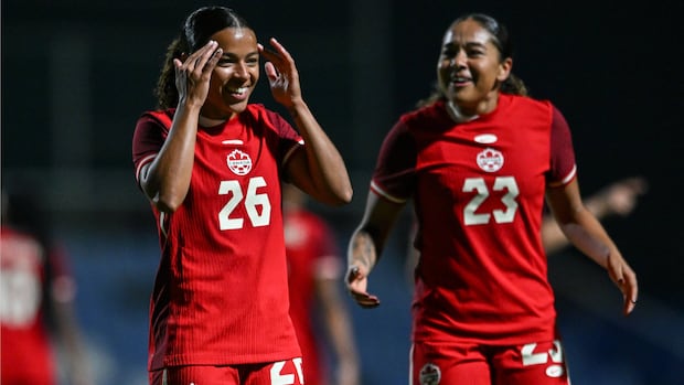 Alidou's hat trick headlines 7-goal thumping as Canadian women top Taiwan to win Pinatar Cup