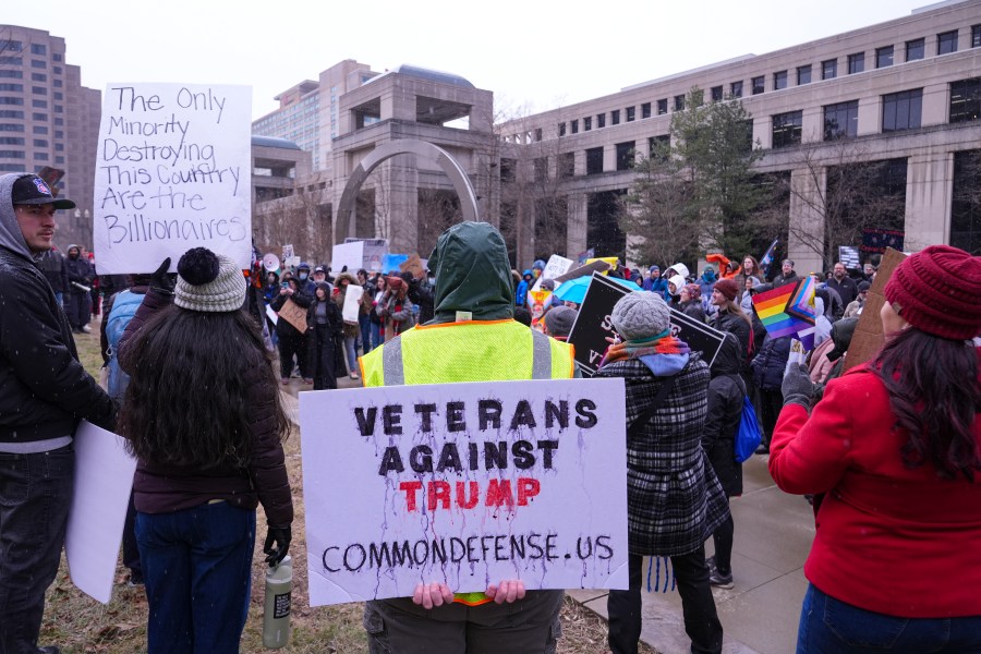 Thousands protest Trump administration policies in cities across the US