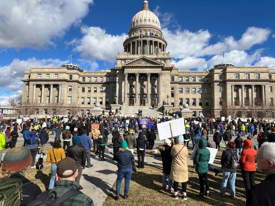 Protesters in cities across the US rally against Trump's policies, Project 2025 and Elon Musk