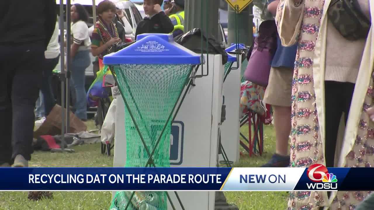 New Orleans recycling project at parades hoping to reducing waste