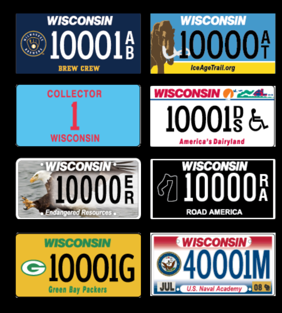 Butter-themed and blackout license plates? Tony Evers pitches the idea in state budget.