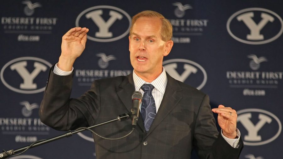 BYU Athletic Director Tom Holmoe announces retirement after 20 years