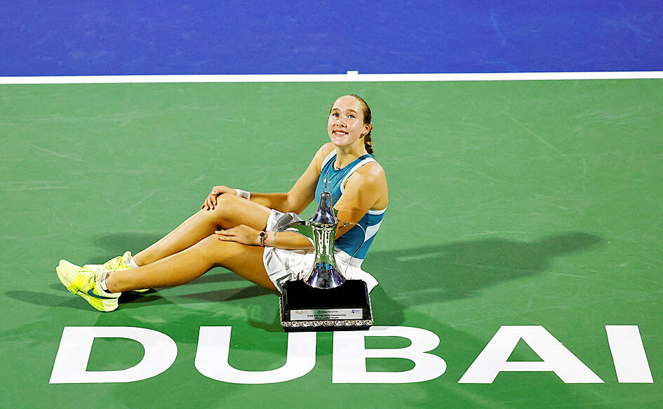 Hsieh falls short in Dubai women’s doubles final