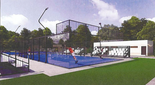 Architectural Plan Approved For Padel Courts At Tennis Center